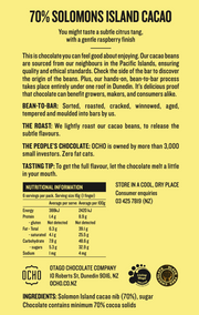 70% Cacao Solomons